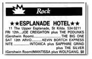 Esplanade Hotel 13-Aug-94 Esplanade Hotel 13-Aug-94