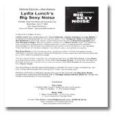 Big Sexy Noise promo -back Big Sexy Noise promo -back