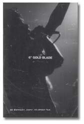 Six inch gold blade book-front