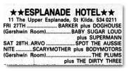 Esplanade Hotel 28-May-94