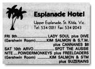 Esplanade Hotel 09-Sep-94