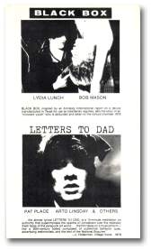 Letters To Dad/ G Man / Black Box -front