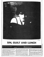 Soho Weekly News - Sun, Guilt and Lunch