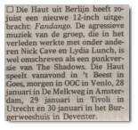 Goes 24-Jan-87 Goes 24-Jan-87